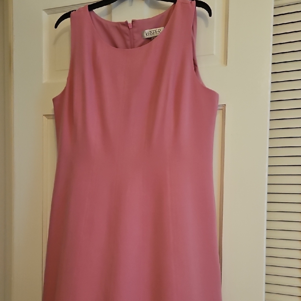 Kasper Pink Mini Dress with Chic Design - Picture 3 of 6